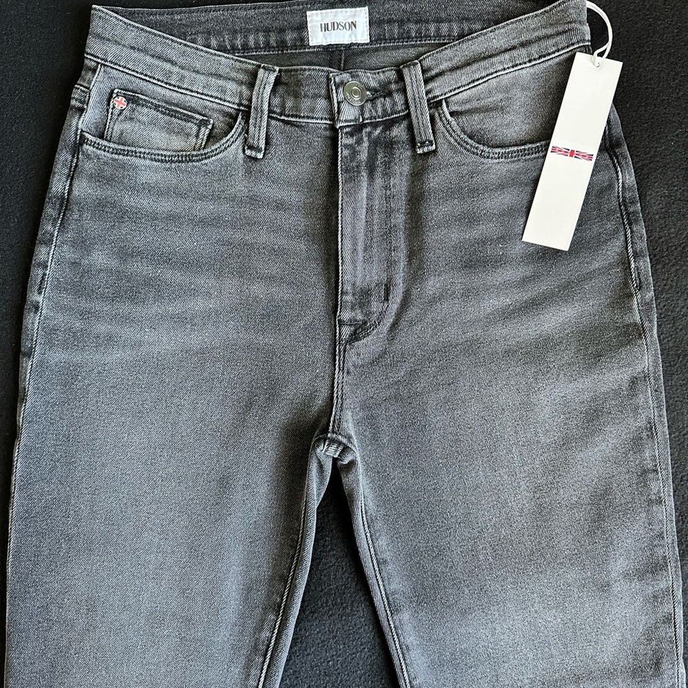 Hudson Jeans Gray Flare Cut